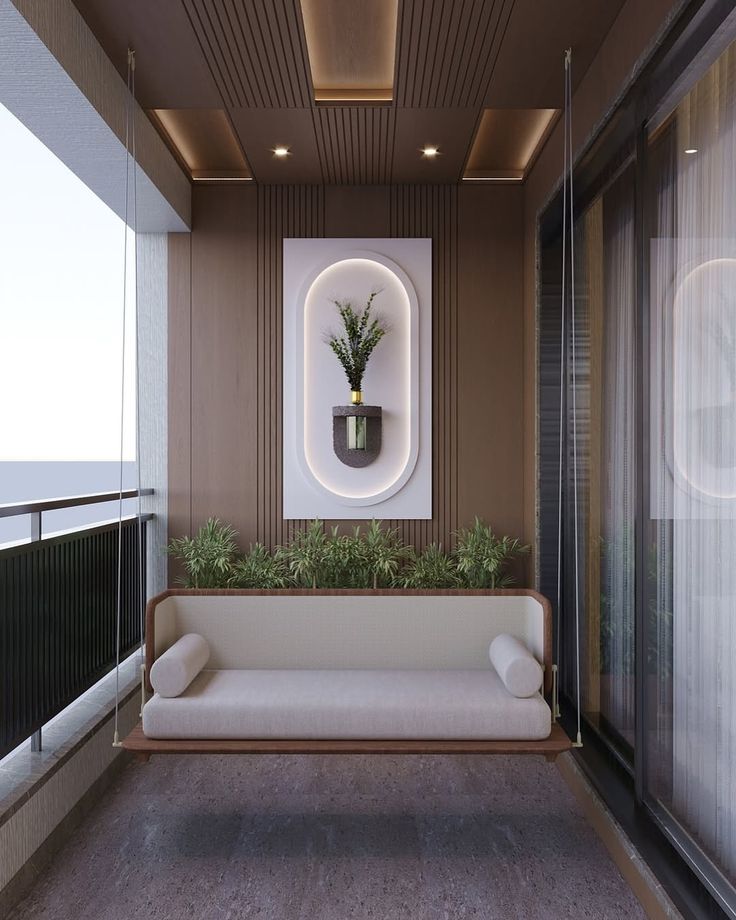 Balcony makeover by Maya Interio Lucknow